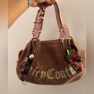 Juicy Couture Mauve Velour Y2K purse